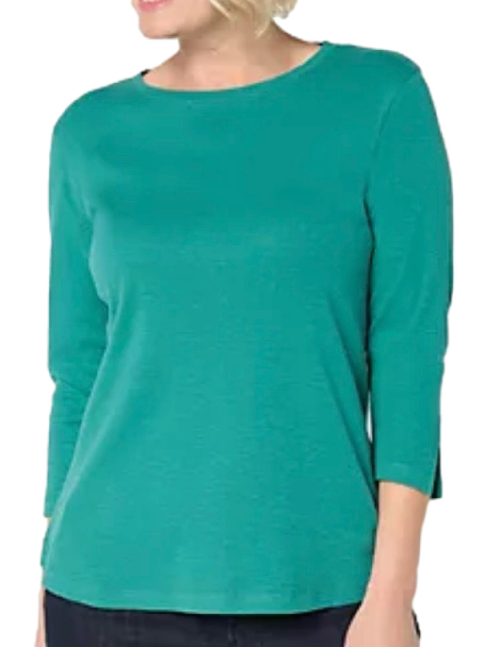263. NWOT WOMENS DENIM + COMPANY XL DETAIL TOP